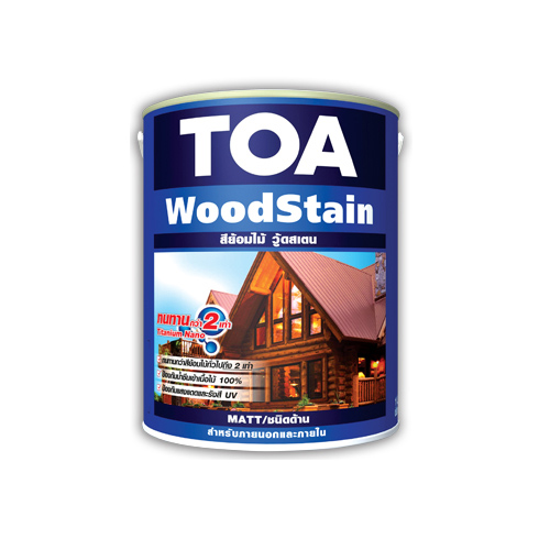 สีย้อมไม้ toa wood stain ชนิดด้าน สีย้อมไม้ toa wood stain ชนิดด้าน
