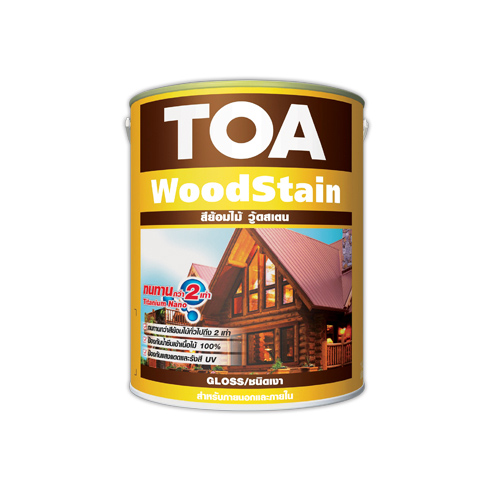 สีย้อมไม้ toa wood stain ชนิดเงา สีย้อมไม้ toa wood stain ชนิดเงา