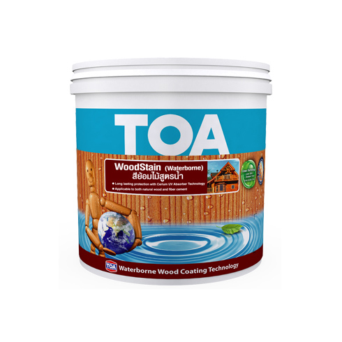 สีย้อมไม้สูตรน้ำ toa ชนิดเงา สีย้อมไม้สูตรน้ำ toa ชนิดเงา