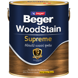 Beger WoodStain Supreme ชนิดกึ่งเงาสีน้ำเงิน Beger WoodStain Supreme ชนิดกึ่งเงาสีน้ำเงิน