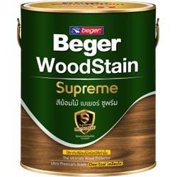 Beger WoodStain Supreme ชนิดเคลือบใสสีเขียว